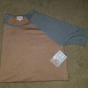 Lularoe Irma Extra Small XS NWT Heathered Peach Randy Style